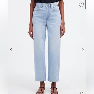Madewell The Perfect Vintage Wide-Leg Crop Jean in Fitzgerald Wash
